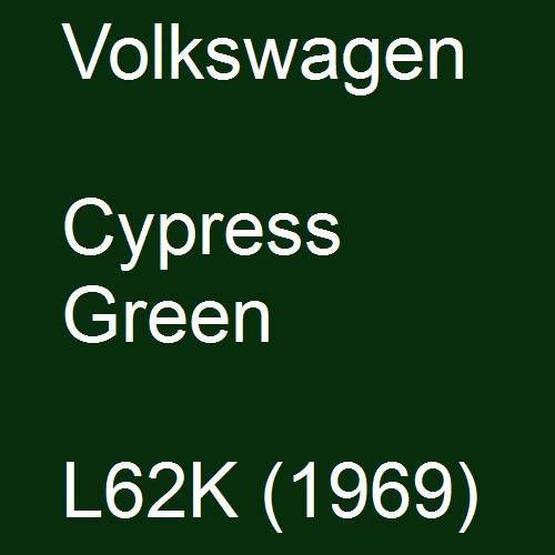 Volkswagen, Cypress Green, L62K (1969).